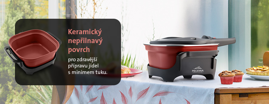Elektrický pečicí hrnec ETA Pečenka Ceramic Natura 0133 90053 červený-banner 2