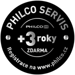 logo Philco +3 Roky