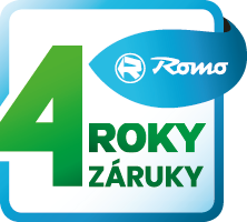 logo Romo 4 roky záruka