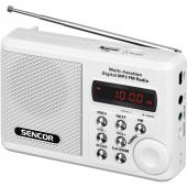 Rádio SENCOR SRD 215 W  s USB/MP3