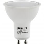 RLL 255 GU10 žárovka 5W CW    RETLUX
