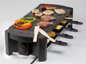 Raclette gril z přírodního kamene - DOMO DO 9039 G, pro 8 lidí